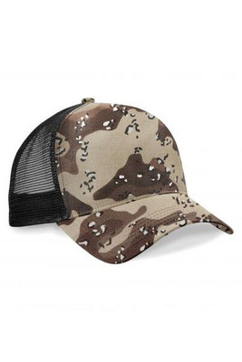Beechfield BF694 - Urban Style Camo Snapback Cap with Mesh Ventilation