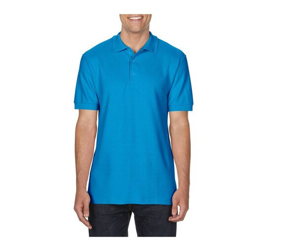 Gildan GN858 - Men's Premium Piqué Cotton Polo Shirt - Classic Fit