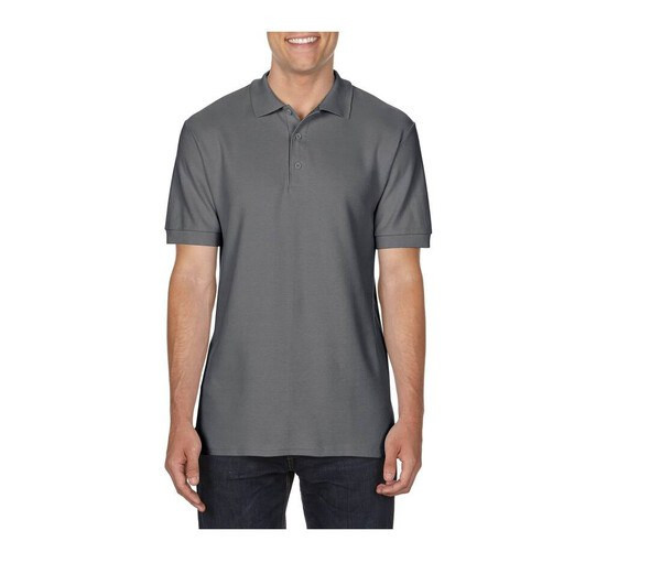 Gildan GN858 - Men's Premium Piqué Cotton Polo Shirt - Classic Fit