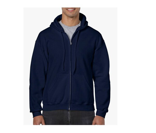 Gildan GN960 - Men's All-Season Full Zip Hoodie with Kangaroo Pockets