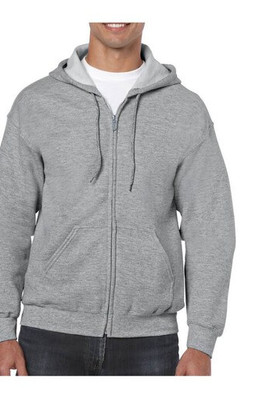 Gildan GN960 - Men's All-Season Full Zip Hoodie with Kangaroo Pockets