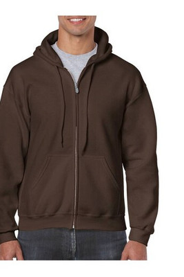 Gildan GN960 - Men's All-Season Full Zip Hoodie with Kangaroo Pockets