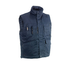 Herock HK210 - Gilet Multi-Tasche Impermeabile con Collo in Pile