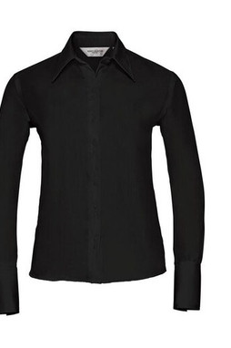 Russell Collection JZ56F - Camicia da donna a maniche lunghe Ultimate Non-Iron
