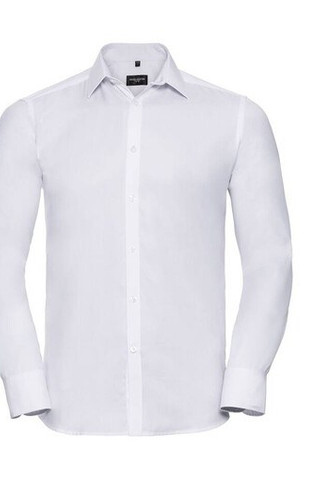 Russell Collection JZ962 - Long Sleeve Herringbone Shirt