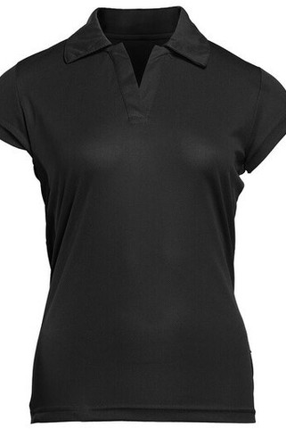 Pen Duick PK151 - Comfort Fit V-Neck Polo with Cap Sleeves