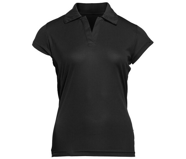 Pen Duick PK151 - Comfort Fit V-Neck Polo with Cap Sleeves