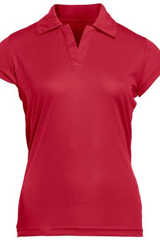 Pen Duick PK151 - Comfort Fit V-Neck Polo with Cap Sleeves