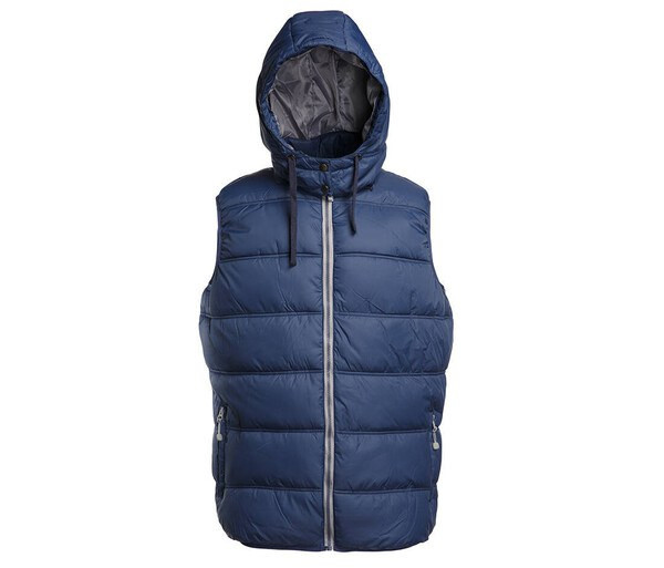 Pen Duick PK361 - Men's Quilted Windproof Bodywarmer with Detachable Hood