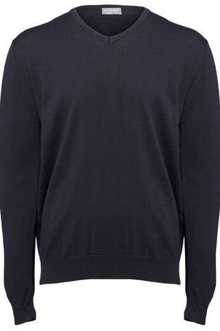 Pen Duick PK450 - Classic Mens V-Neck Sweater with Ribbed Details