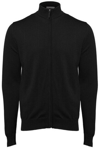 Pen Duick PK453 - Classic Ribbed Full Zip Cotton Blend Jumper