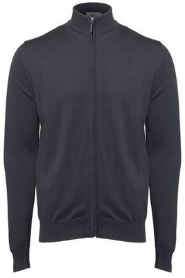 Pen Duick PK453 - Classic Ribbed Full Zip Cotton Blend Jumper