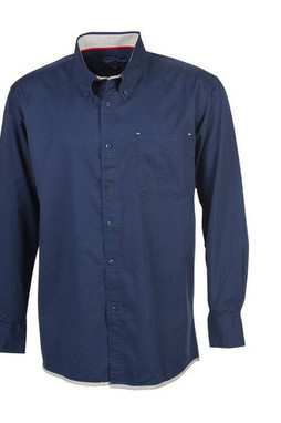Pen Duick PK605 - Kontrastikauluksinen Twill-Paita