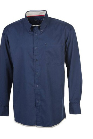 Pen Duick PK605 - Elegant Twill Shirt with Contrasted Details