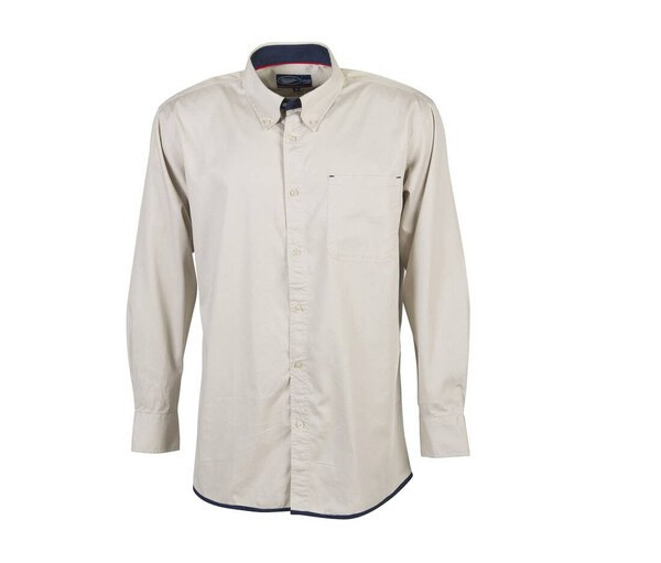 Pen Duick PK605 - Elegant Twill Shirt with Contrasted Details