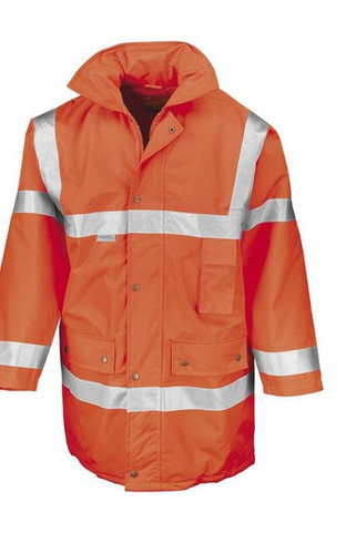 Result RS018 - High-Visibility Reflective Safety Jacket with Hood