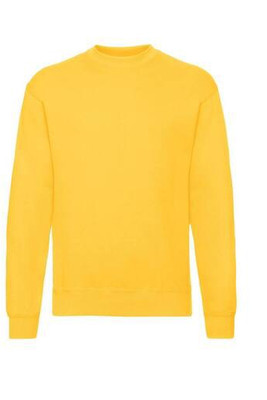 Fruit of the Loom SC250 - Felpa Maniche Dritte Invernale Comfort
