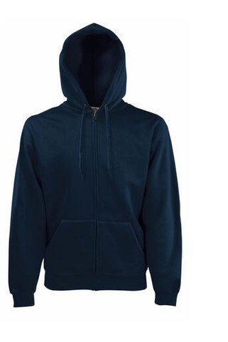 Fruit of the Loom SC274 - Felpa da uomo con zip grande