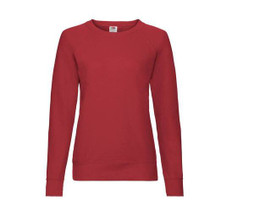 Fruit of the Loom SC361 - Felpa da donna in cotone a maniche lunghe