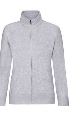 Fruit of the Loom SC366 - Damen-Sweatshirt aus Baumwolle mit Reißverschluss