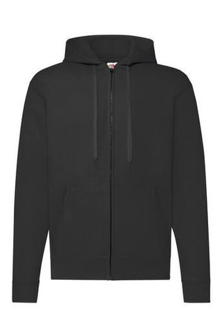 Fruit of the Loom SC374 - Hættetrøje med lynlås til mænd