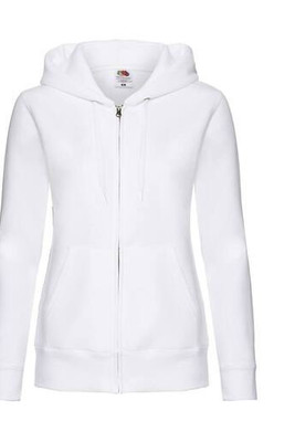 Fruit of the Loom SC375 - Premium 70/30 dames sweatshirt-jack met capuchon