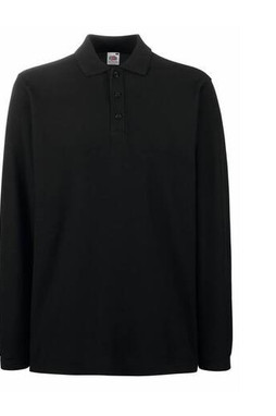 Fruit of the Loom SC384 - Polo Manches Longues Homme Premium