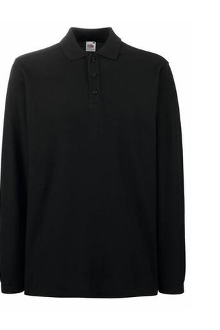 Fruit of the Loom SC384 - Premium langermet poloskjorte for menn