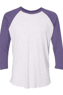 Next Level 6051 - Unisex Tri-Blend Three-Quarter Sleeve Raglan Tee