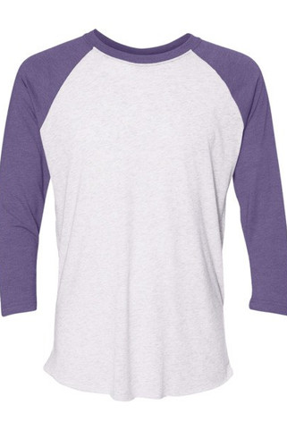 Next Level 6051 - Unisex Tri-Blend Three-Quarter Sleeve Raglan Tee