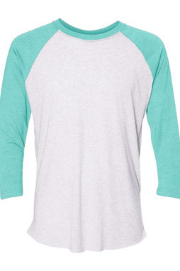 Next Level 6051 - Unisex Tri-Blend Three-Quarter Sleeve Raglan Tee 