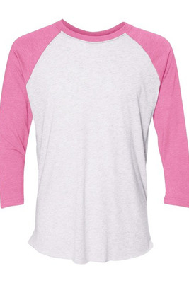 Next Level 6051 - T-shirt raglan unisexe à manches trois-quarts en tri-blende