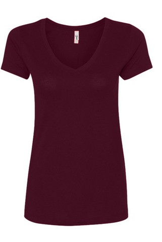 Next Level 1540 - Women’s Lightweight Combed Cotton V-Neck Tee