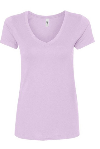 Next Level 1540 - Women’s Lightweight Combed Cotton V-Neck Tee