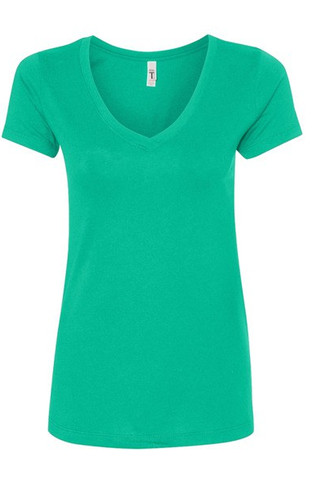 Next Level 1540 - Women’s Lightweight Combed Cotton V-Neck Tee