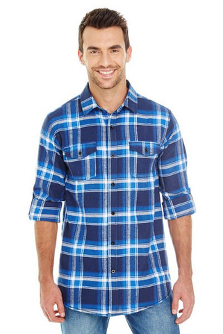 Burnside 8210 - MENS WOVEN PLAID FLANNEL