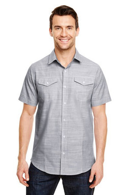 Burnside 9247 - MENS WOVEN TEXTURE SHIRT