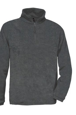 B&C BC610 - Mænds fleece lynlås krave