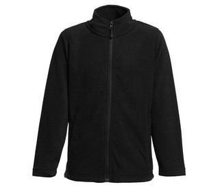 Pen Duick PK704 - Børn stor lynlås fleece jakke sort