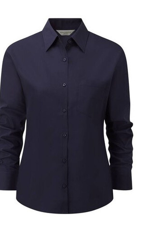 Russell Collection JZ34F - Womens Poplin Shirt