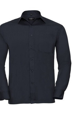 Russell Collection JZ934 - Poplin skjorta för män