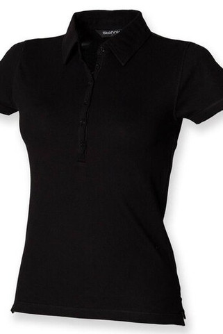 Skinnifit SK042 - Polo Femme Élastique Chic et Confortable