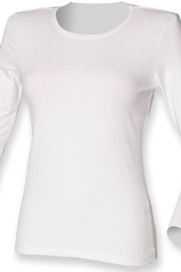 Skinnifit SK124 - Tee-Shirt Stretch Femme Manches Longues