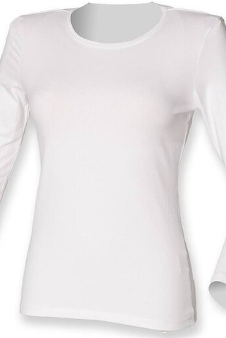 Skinnifit SK124 - Womens long-sleeved stretch T-shirt