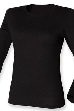 Skinnifit SK124 - Womens long-sleeved stretch T-shirt