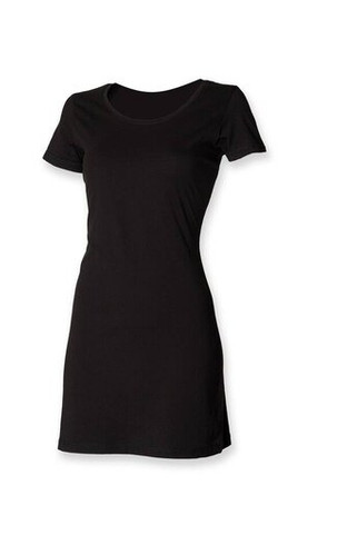 Skinnifit SK257 - Casual Cotton Comfort T-Shirt Dress for Summer