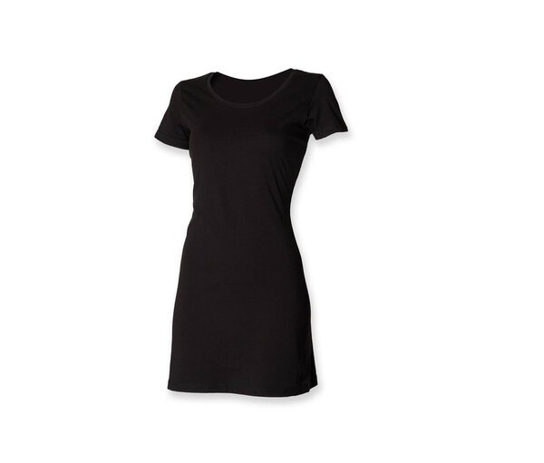 Skinnifit SK257 - Casual Cotton Comfort T-Shirt Dress for Summer