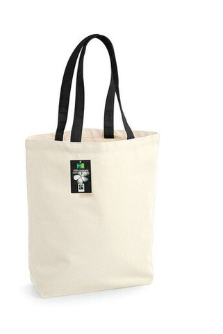 Westford mill WM671 - Geantă de cumpărături camden din bumbac Fairtrade