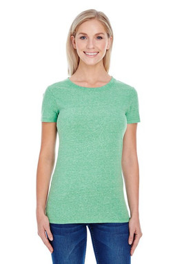 Threadfast 202A - T-shirt à manches courtes Triblend pour femmes