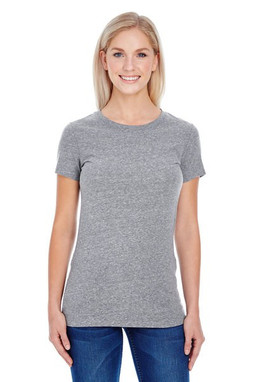 Threadfast 202A - T-shirt à manches courtes Triblend pour femmes
